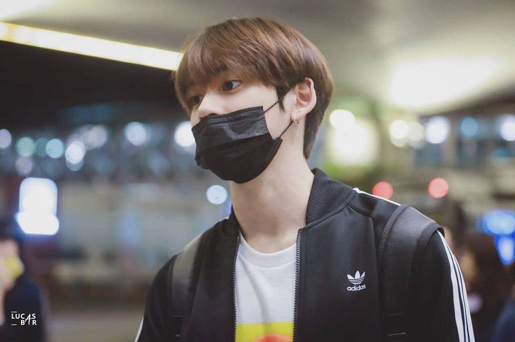 韓國人氣男團NCT香港成員黃旭熙Lucas:私下穿搭 韓國人氣男團NCT香港成員黃旭熙Lucas:私下穿搭