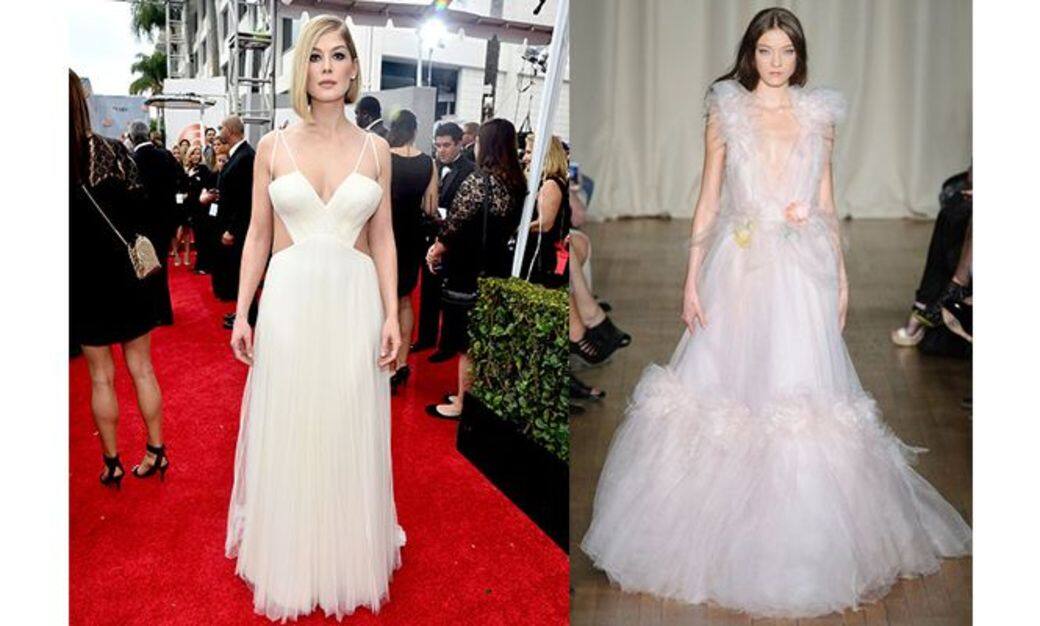 Oscar,奧斯卡,紅地毯,Fashion,時裝,Rosamund Pike Oscar,奧斯卡,紅地毯,Fashion,時裝,Rosamund Pike