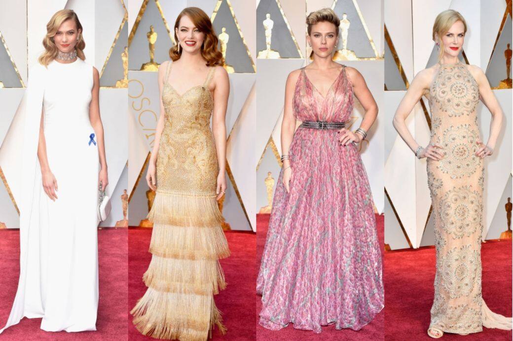 Oscar,Red Carpet,Emma Stone,Scarlett Johansson,Nicole Kidman,Karlie Kloss