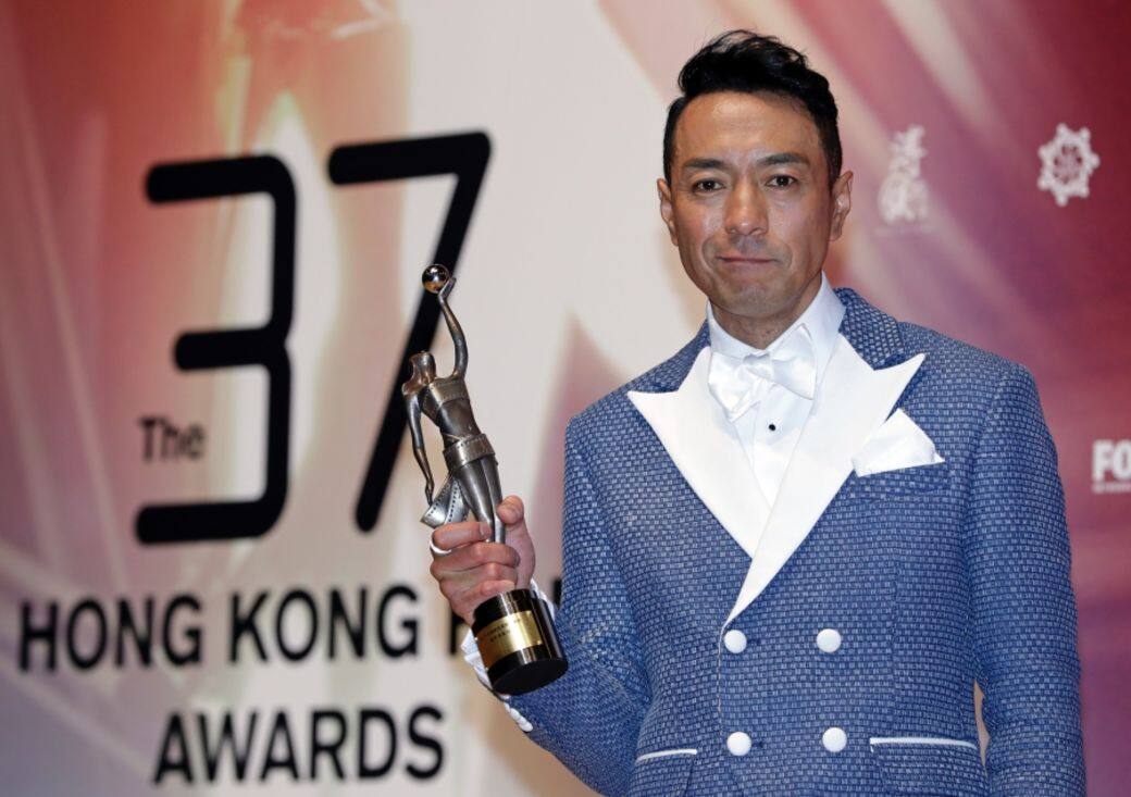 今年黑仔憑《拆彈專家》於香港電影金像獎中首奪金像最佳男配角，他在台