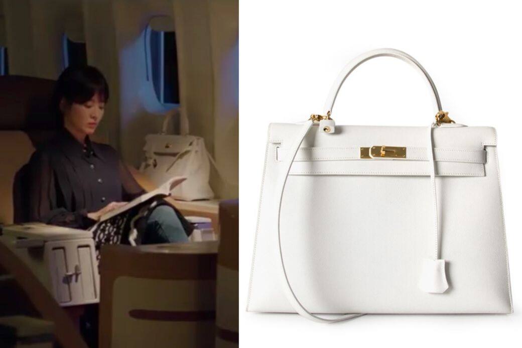 手袋:Hermès Kelly宋慧喬私下一向愛Hermès手袋,連拍劇亦出動愛牌,愛馬仕Kelly白 手袋:Hermès Kelly宋慧喬私下一向愛Hermès手袋,連拍劇亦出動愛牌,愛馬仕Kelly白