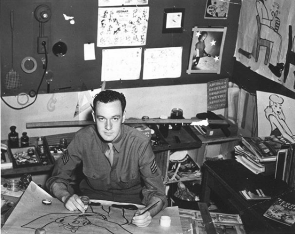 Stan Lee 20歲加入通信軍隊的時候,主要工作就是編輯手冊、製作幻燈片等等 Stan Lee 20歲加入通信軍隊的時候,主要工作就是編輯手冊、製作幻燈片等等
