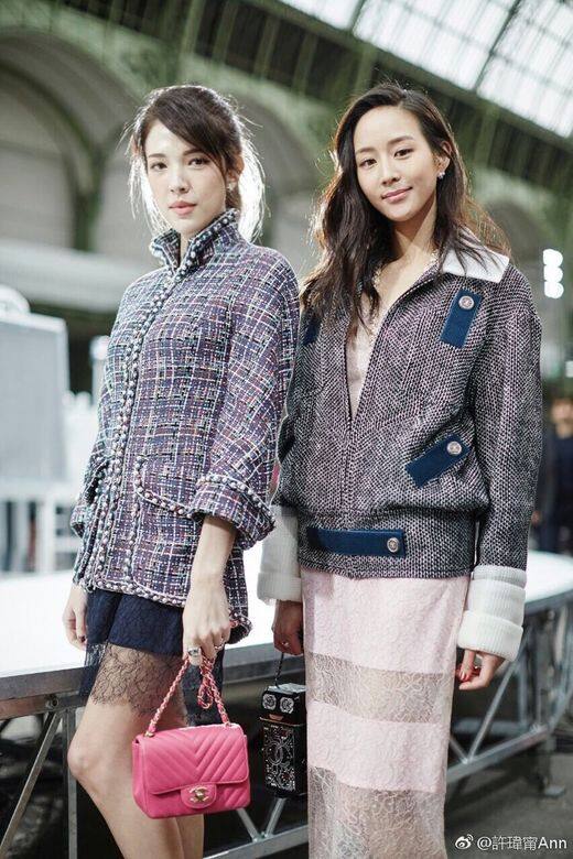 許瑋甯與張鈞甯兩位台灣美女一起出席 Chanel 時裝騷 許瑋甯與張鈞甯兩位台灣美女一起出席 Chanel 時裝騷