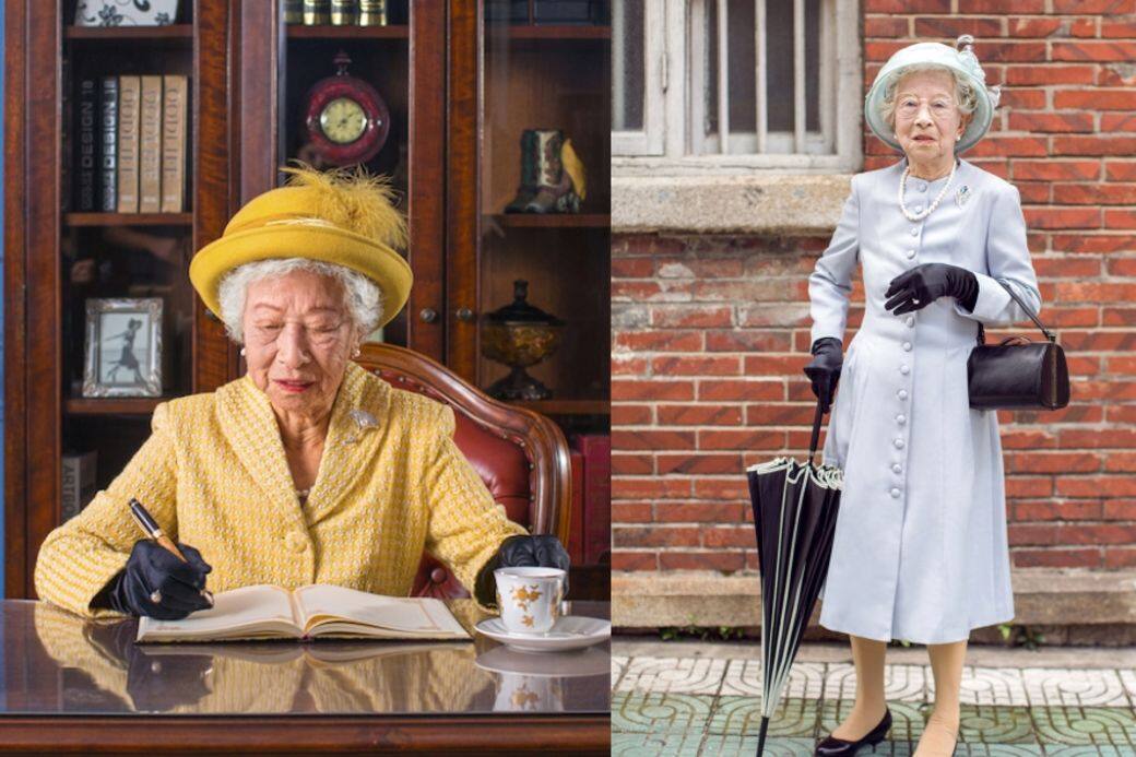 廈門奶奶,小野傑西,英女皇,造型,穿搭,配搭