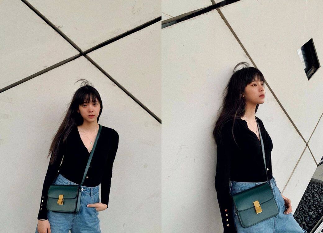 Celine Classic並加入2020早春的礦石灰、以及草原綠的質感配色,而原本中型尺寸的 Celine Classic並加入2020早春的礦石灰、以及草原綠的質感配色,而原本中型尺寸的