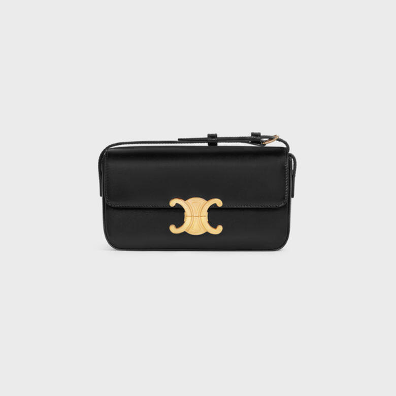 黑色Celine Triomphe shoulder bag $19,500