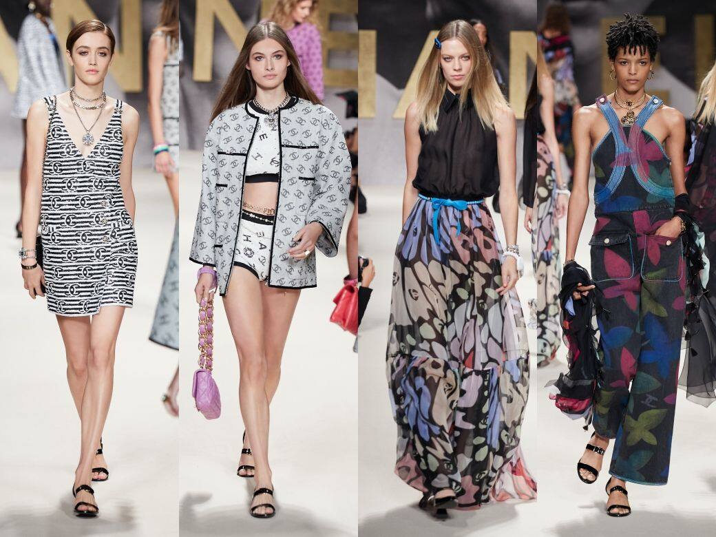 Chanel 2022春夏時裝展亮點:特色印花 Chanel 2022春夏時裝展亮點:特色印花