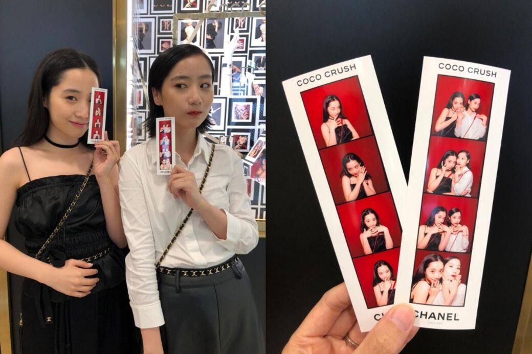 雙生兒張蔓姿和張蔓莎孖住試玩懷舊四格菲林photo booth! 雙生兒張蔓姿和張蔓莎孖住試玩懷舊四格菲林photo booth!