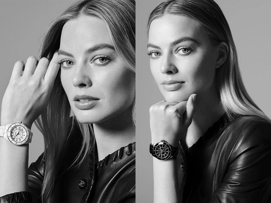 J12手錶推出後，CHANEL代言人Margot Robbie和Rose Depp都率先試戴，展現品牌獨有的法式
