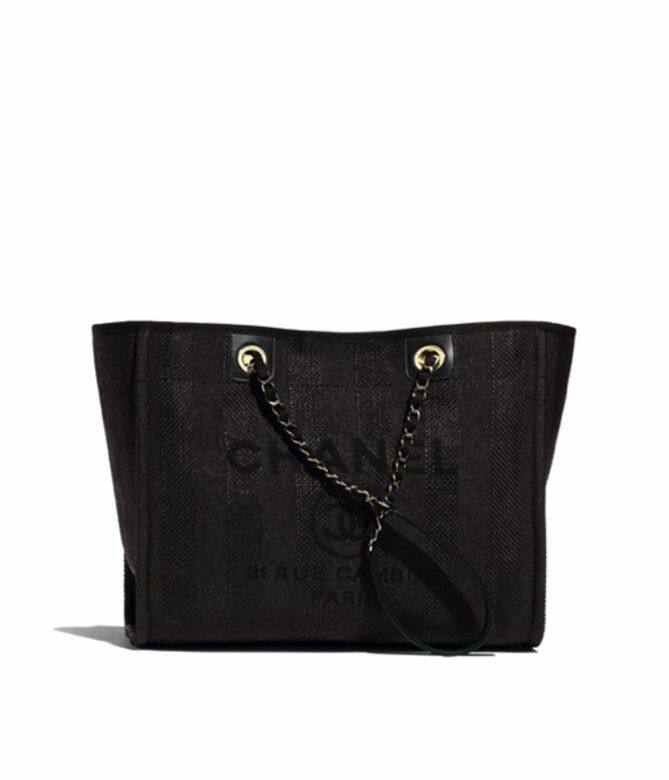 Chanel的鏈帶tote bag長出長有,一直是貴婦的頭號目標,由混合布料所製的黑色 Chanel的鏈帶tote bag長出長有,一直是貴婦的頭號目標,由混合布料所製的黑色
