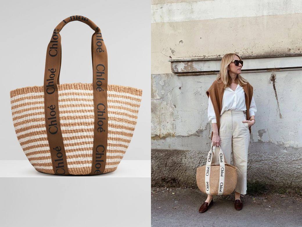 Chloé與社企合作推出4款Chloé Woody織籃：設計簡約清新比tote bag更富夏日感覺