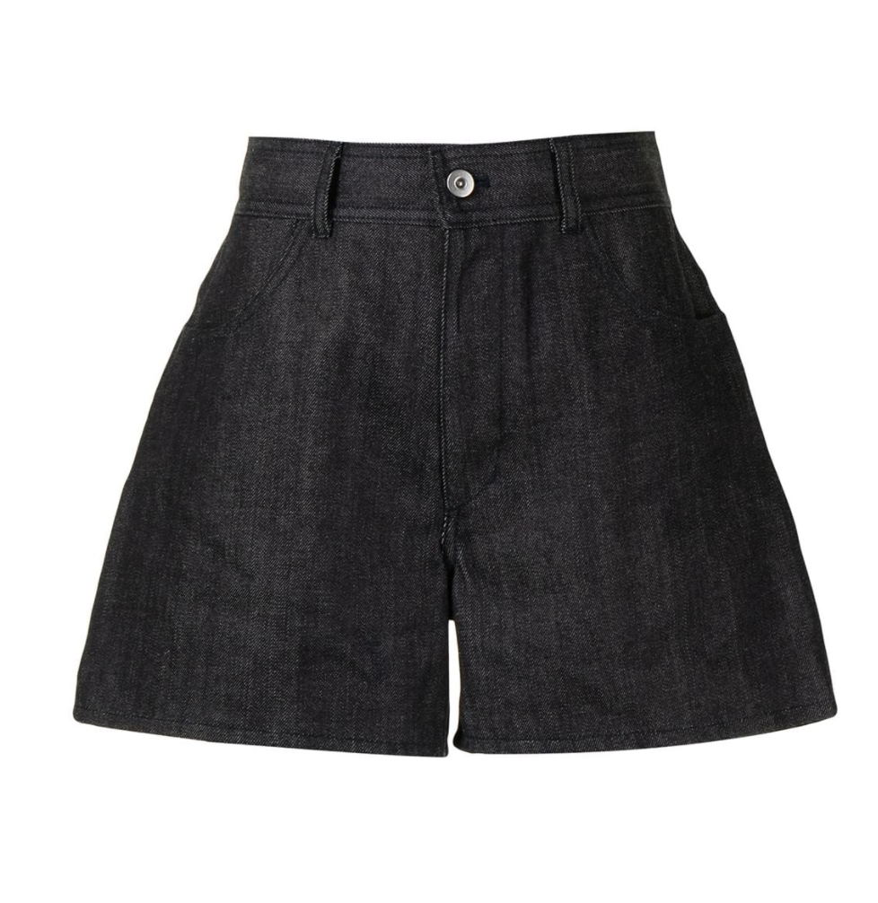 Jil Sander high-waisted denim shorts