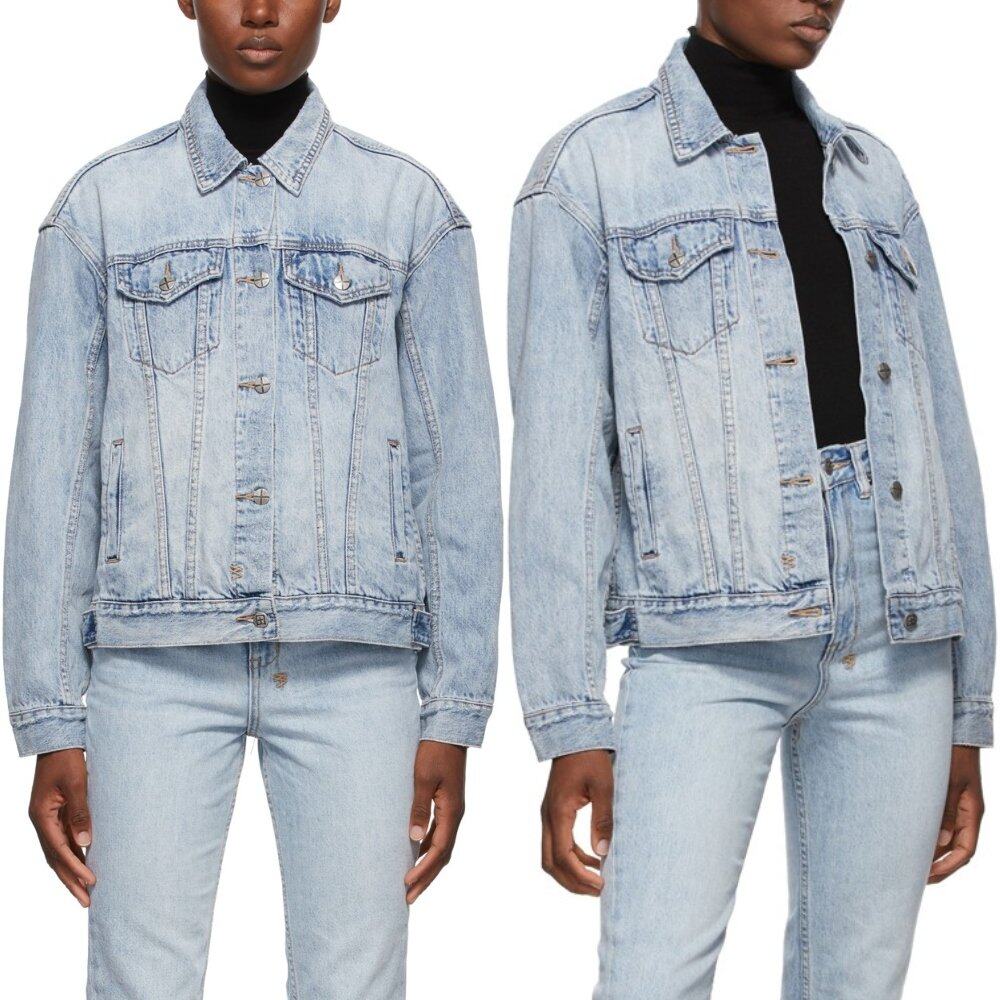 KSUBI Blue Denim Oversized Jacket KSUBI Blue Denim Oversized Jacket