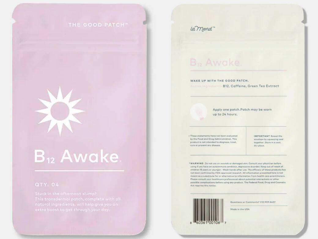 這款貼片由維生素B12、咖啡因和綠茶提取物配製而成,有助增強能量,可 這款貼片由維生素B12、咖啡因和綠茶提取物配製而成,有助增強能量,可