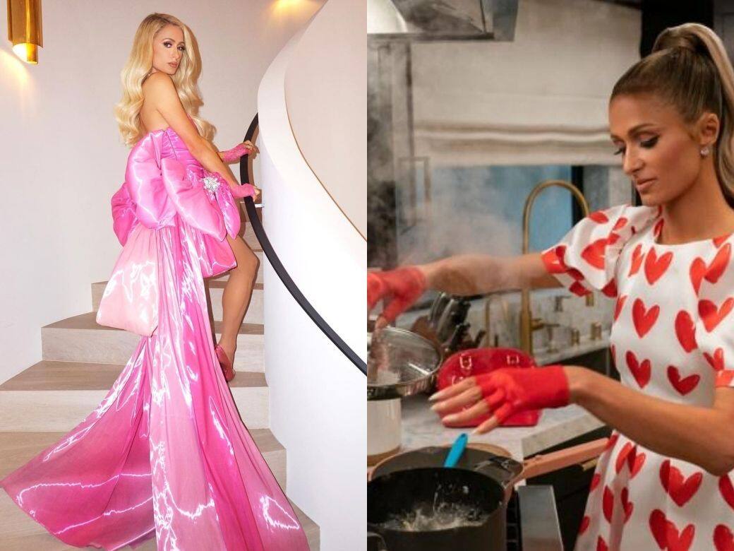 Netflix《Cooking with Paris》時尚名媛Paris Hilton的地獄廚浮誇時尚造型叫你目定口呆