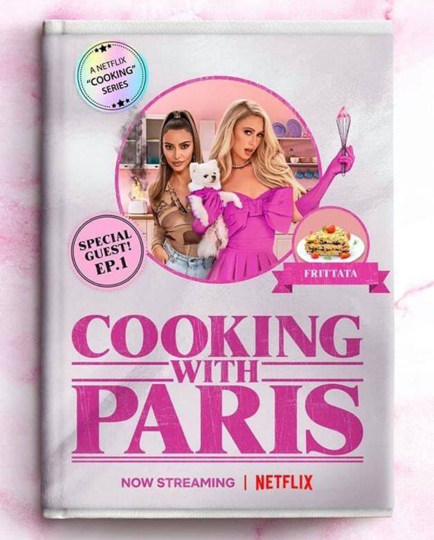 自去年Paris Hilton上載一條煮千層麵的短片到YouTube後爆紅,她順勢推出烹飪節目 自去年Paris Hilton上載一條煮千層麵的短片到YouTube後爆紅,她順勢推出烹飪節目