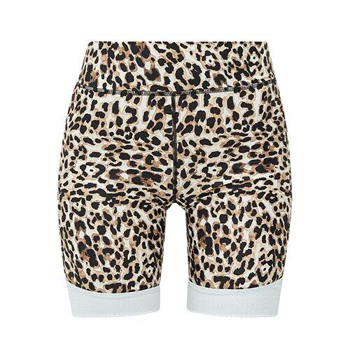 Water leopard-print stretch-jersey shorts Water leopard-print stretch-jersey shorts