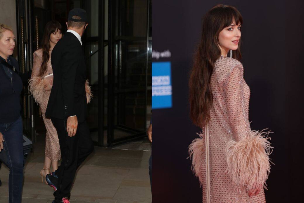 Dakota Johnson與男友Chris Martin愛得低調,鮮有在公開場合結伴現身,但上月Chris Martin就出現 Dakota Johnson與男友Chris Martin愛得低調,鮮有在公開場合結伴現身,但上月Chris Martin就出現