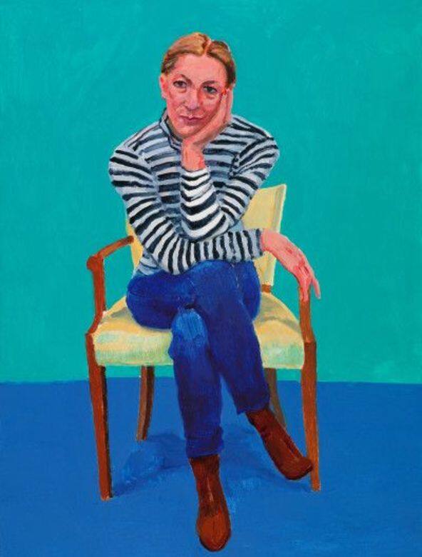 Hockney自身也喜歡觀察衣衫的紋理與結構,其中作品《82 Portraits and One Still Life》,除了成功 Hockney自身也喜歡觀察衣衫的紋理與結構,其中作品《82 Portraits and One Still Life》,除了成功