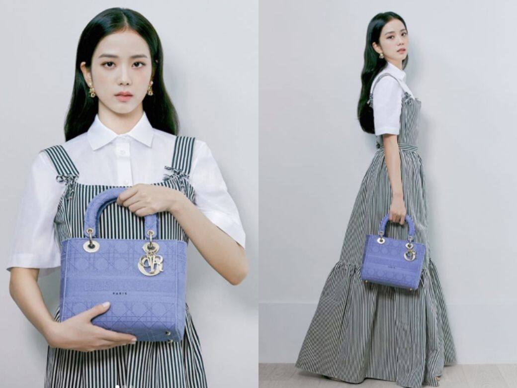 未能前赴巴黎,Blackpink成員Jisoo穿上一身Dior服飾,安坐家中睇直播。 未能前赴巴黎,Blackpink成員Jisoo穿上一身Dior服飾,安坐家中睇直播。