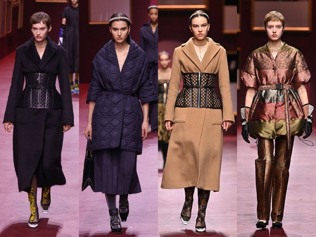 Dior 2022秋冬時裝展焦點:束腰大衣 Dior 2022秋冬時裝展焦點:束腰大衣