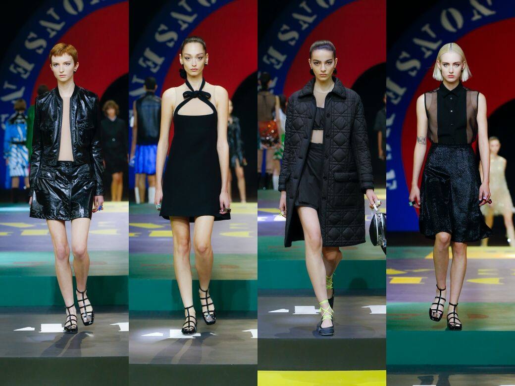 Dior 2022春夏時裝展亮點:黑色變奏 Dior 2022春夏時裝展亮點:黑色變奏