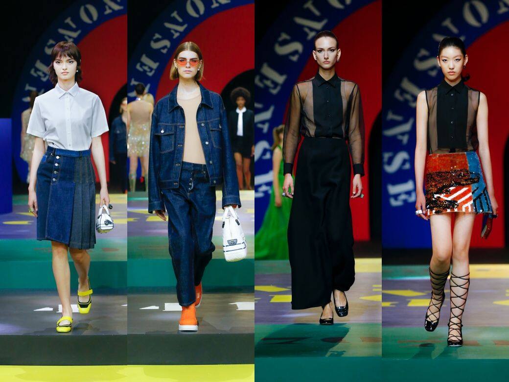 Dior 2022春夏時裝展亮點：牛仔布與透視