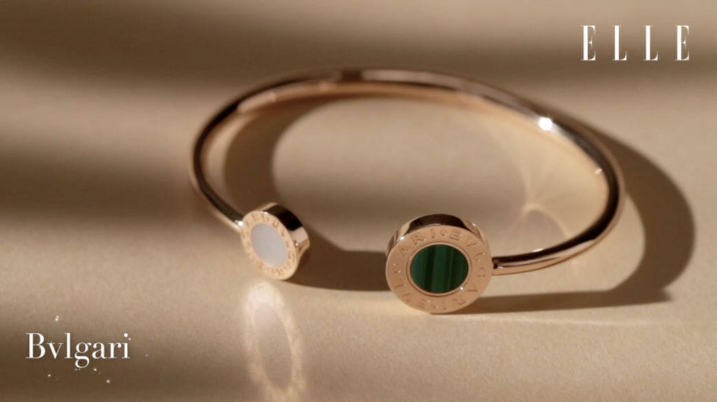Bvlgari Bvlgari系列中央的可轉動式設計令手鐲變化多端,比隨街可見的Love手鐲更 Bvlgari Bvlgari系列中央的可轉動式設計令手鐲變化多端,比隨街可見的Love手鐲更