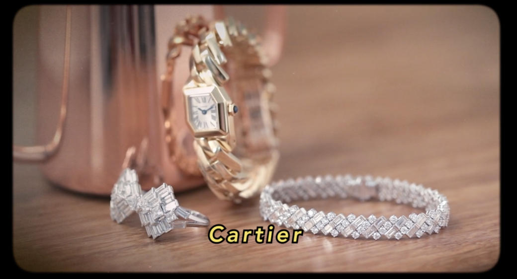 鑲鑽石18K白金指間戒 $805,000Maillon de Cartier 18K黃金腕錶 $189,000鑲鑽石18K白金 鑲鑽石18K白金指間戒 $805,000Maillon de Cartier 18K黃金腕錶 $189,000鑲鑽石18K白金