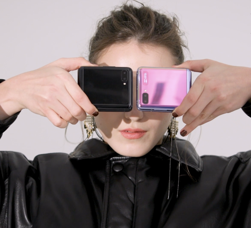 夢幻紫和鏡面黑Samsung Galaxy Z Flip，能配合不同個性女士需要，想一想它的外表和