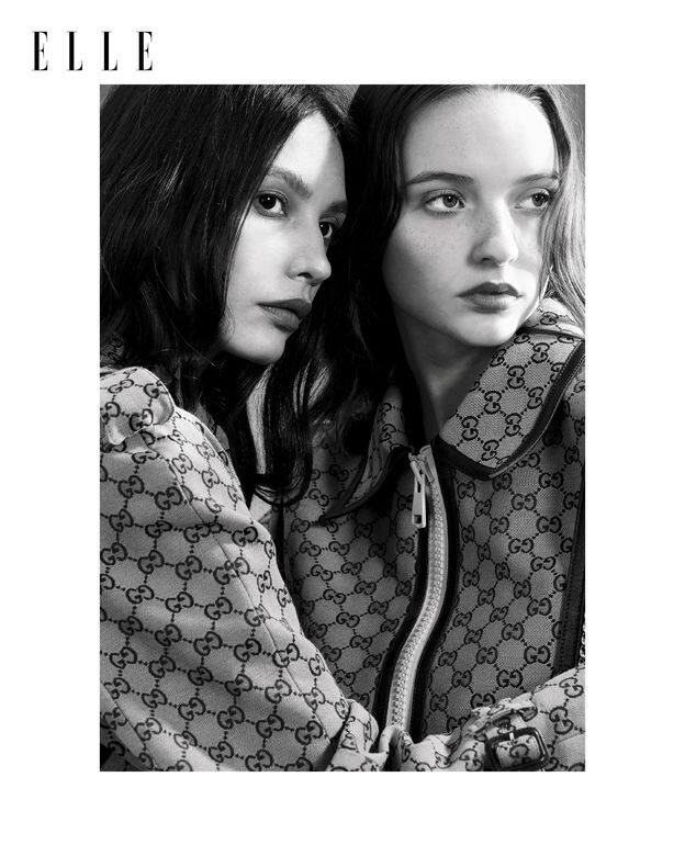 左:標誌圖案乾濕褸右:標誌圖案乾濕褸Both from Gucci 左:標誌圖案乾濕褸右:標誌圖案乾濕褸Both from Gucci