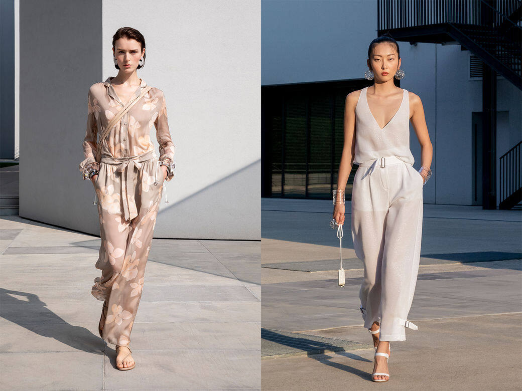 飄逸輕盈的無重感與明亮的都市活力,是Emporio Armani 2021春夏系列的精髓,剪裁修 飄逸輕盈的無重感與明亮的都市活力,是Emporio Armani 2021春夏系列的精髓,剪裁修