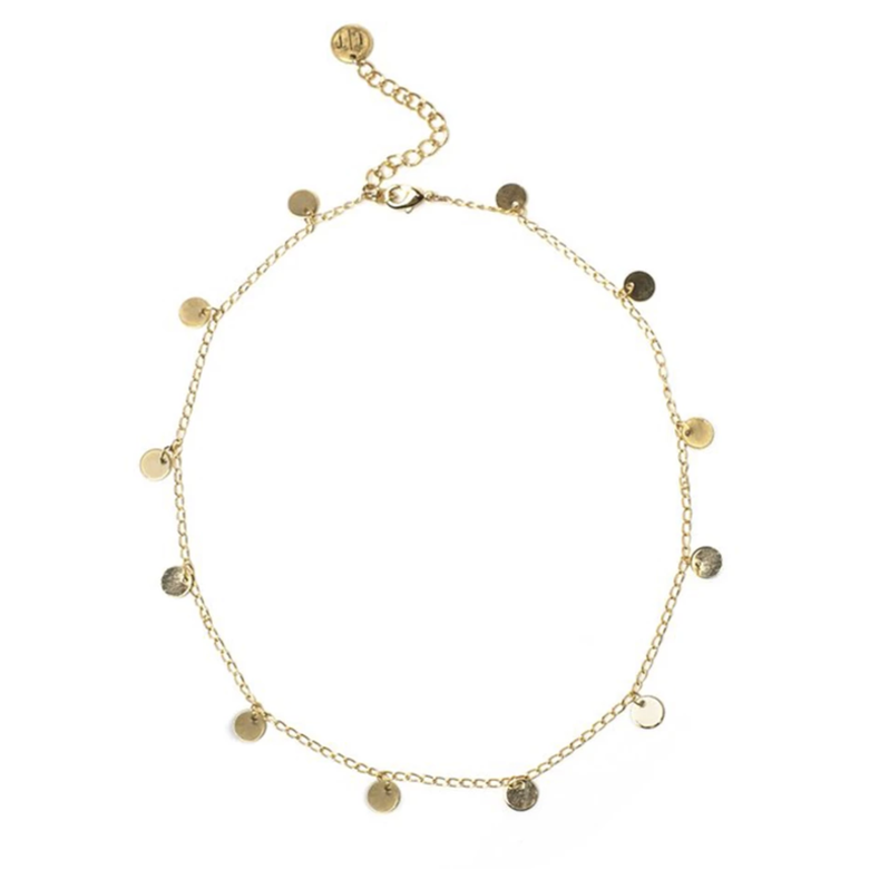LOVER'S TEMPO 小巧圓形金色頸鍊,約$350 LOVER'S TEMPO 小巧圓形金色頸鍊,約$350