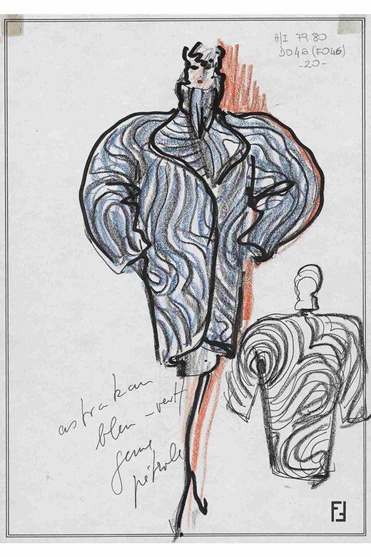 1967Karl Lagerfeld 展開了 「Fun Fur」構想，這也是 Fendi Double F 標誌的起源。