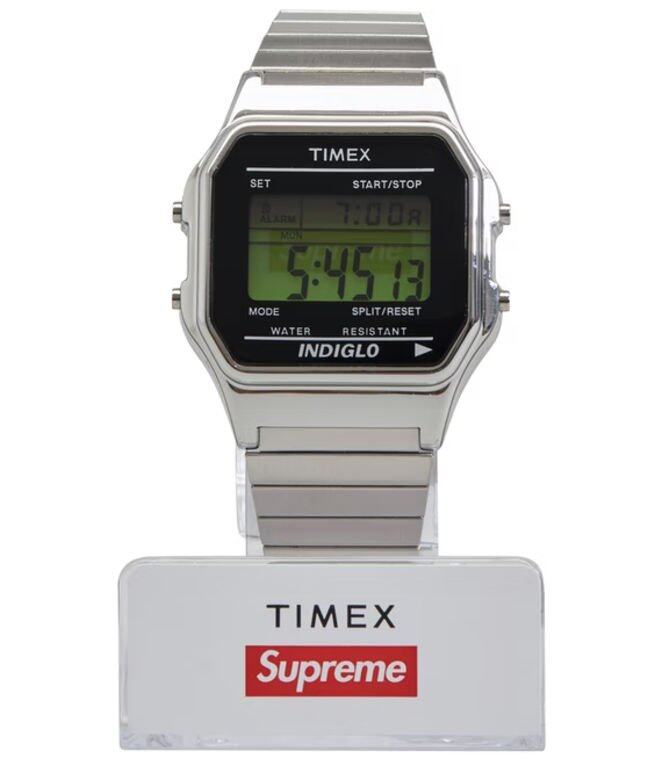 父親節禮物推介2022：Supreme x Timex Digital Watch（From StockX）