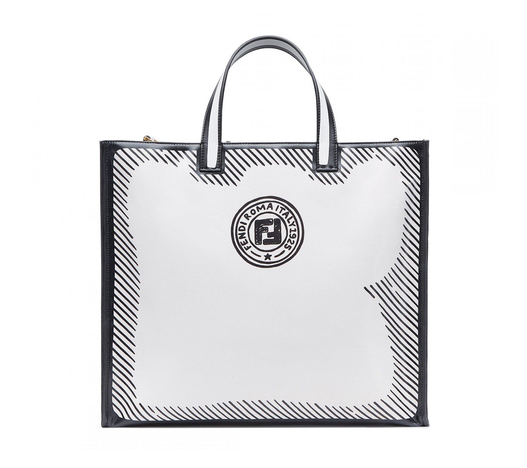 Fendi California Sky系列Shopper帆布手袋 Fendi California Sky系列Shopper帆布手袋