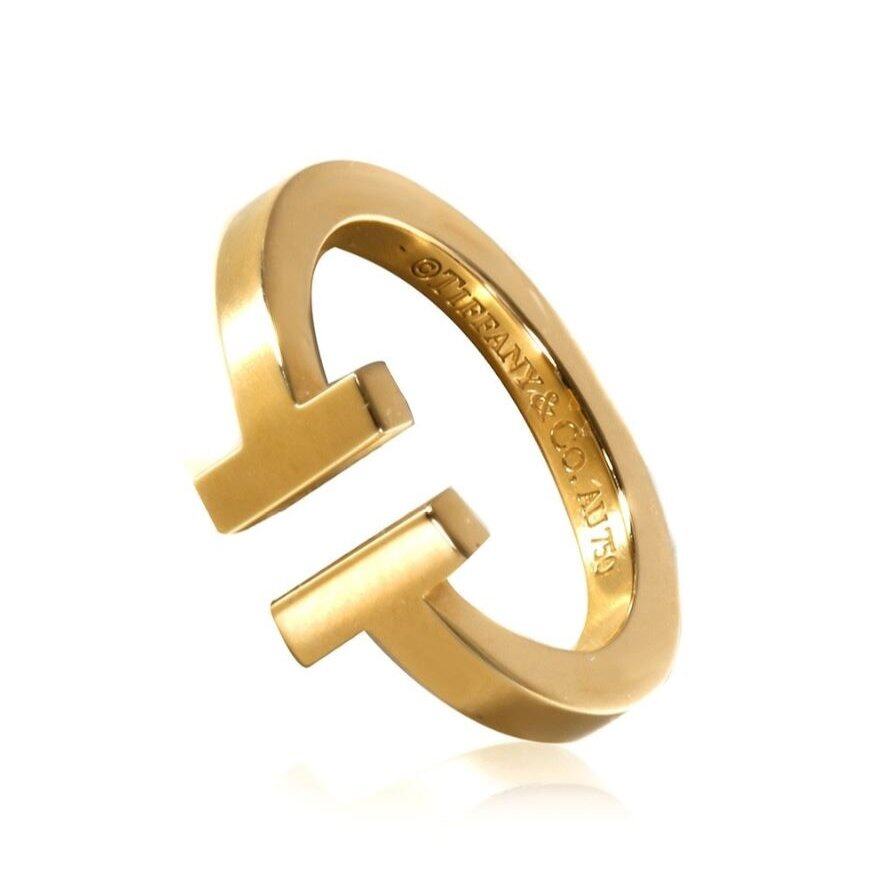 TIFFANY & CO. Ladies T Square Ring, Size 5 TIFFANY & CO. Ladies T Square Ring, Size 5