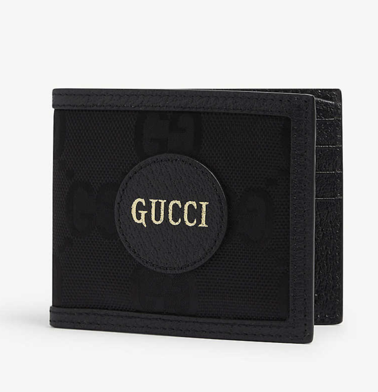 銀包以梭織Gucci logo設計,皮革貼面上更有金色logo,內部有多個插卡位,可存放 銀包以梭織Gucci logo設計,皮革貼面上更有金色logo,內部有多個插卡位,可存放