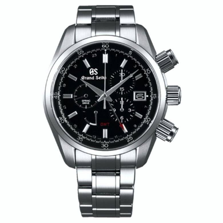 Grand Seiko Sport系列在外形上增添了額外的元素,這款有日期、30分鐘計時等實用 Grand Seiko Sport系列在外形上增添了額外的元素,這款有日期、30分鐘計時等實用