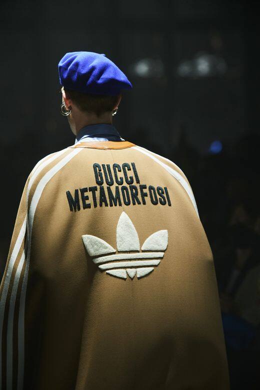 Gucci x Adidas重點：聯乘斗篷款式