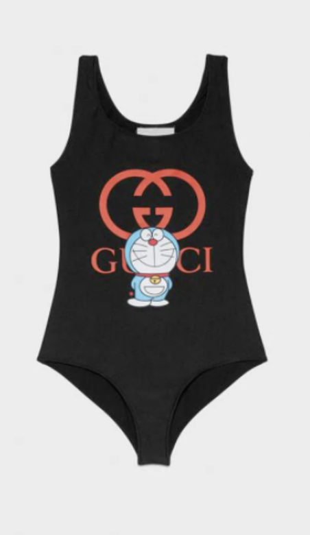 品牌網上獨家發售:Doraemon x Gucci泳衣 $4,800 品牌網上獨家發售:Doraemon x Gucci泳衣 $4,800