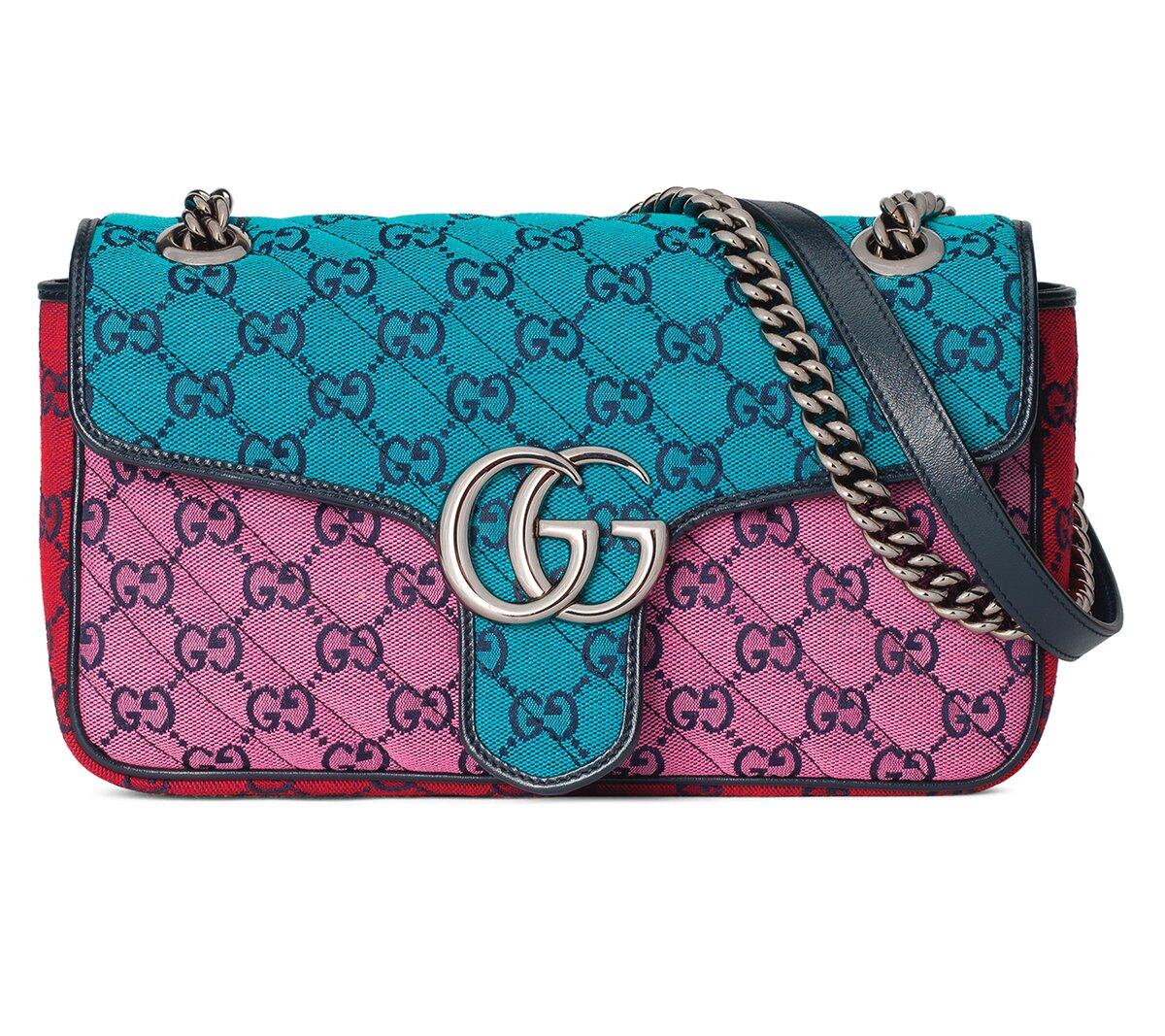GG Marmont Multicolour小型肩揹袋 GG Marmont Multicolour小型肩揹袋