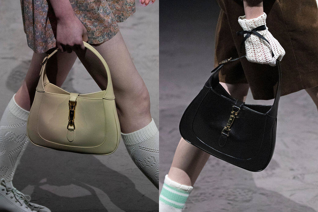 Alessandro Michele在Gucci 2020年秋冬男裝系列時裝展時首度推出Jackie 1961,以剛柔並濟的風格 Alessandro Michele在Gucci 2020年秋冬男裝系列時裝展時首度推出Jackie 1961,以剛柔並濟的風格
