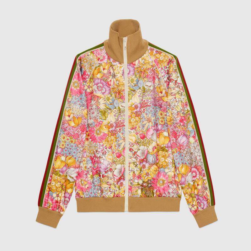 The North Face x Gucci花卉印花機械針織布外套 The North Face x Gucci花卉印花機械針織布外套