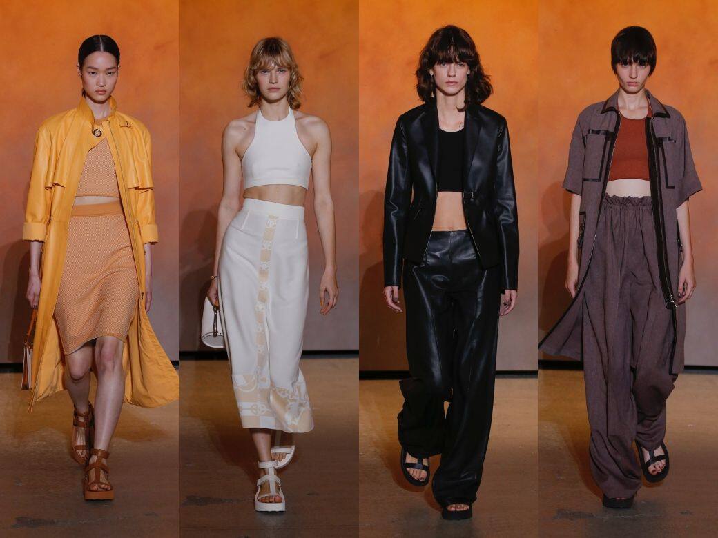 Hermès 2022春夏時裝展焦點:短身上衣 Hermès 2022春夏時裝展焦點:短身上衣