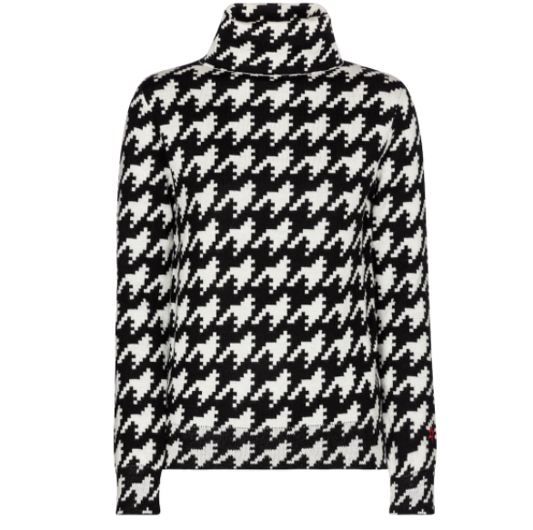 Perfect Moment Houndstooth wool sweater
