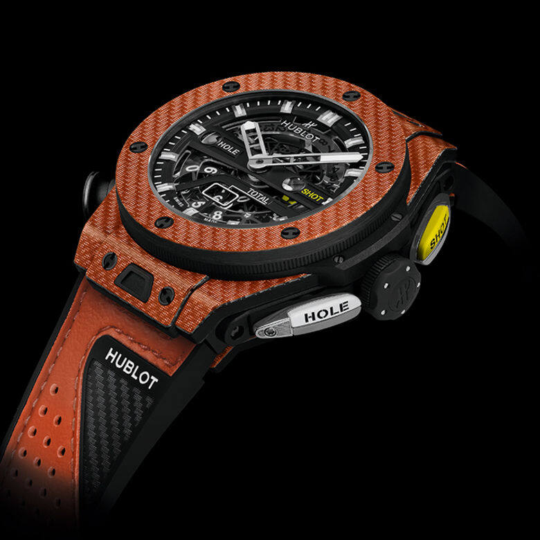 Big Bangi系列Unico Golf橙色碳纖維手錶絕對是高爾夫球愛好者的入手款式！手錶