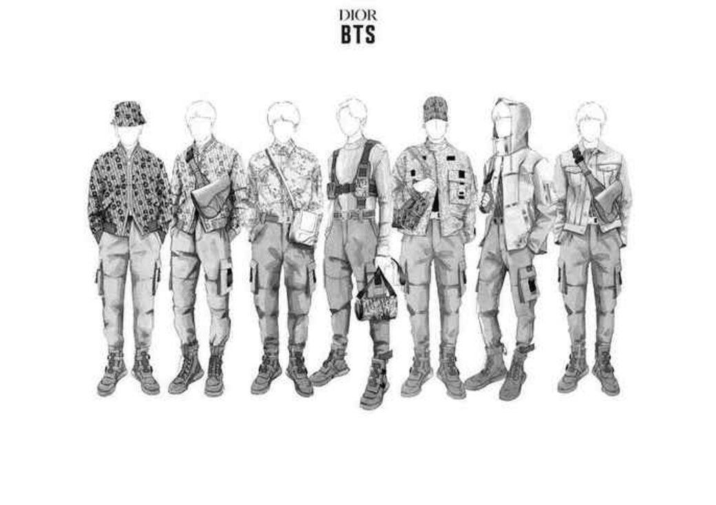 Kim Jones 品味多元,也是 BTS 防彈少年團的樂迷,早在2019年便為他們的世界巡迴 Kim Jones 品味多元,也是 BTS 防彈少年團的樂迷,早在2019年便為他們的世界巡迴