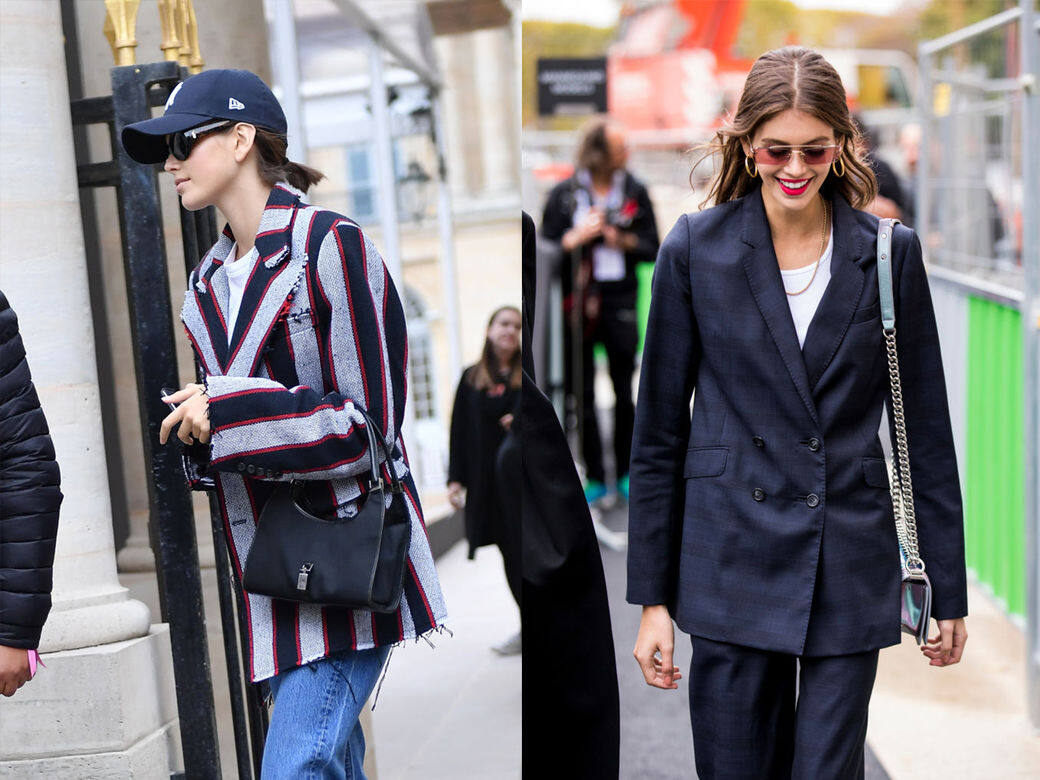女生穿也可將西裝褸着得休閒有型!解構Kaia Gerber 4種隨性西裝外套穿搭法 女生穿也可將西裝褸着得休閒有型!解構Kaia Gerber 4種隨性西裝外套穿搭法
