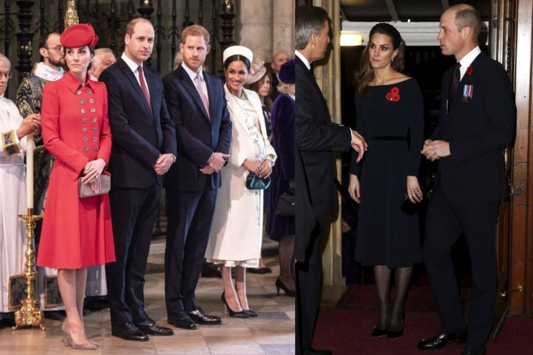 兩人最近一次同時亮相是在本月的英國皇家軍團紀念活動上。當時凱特